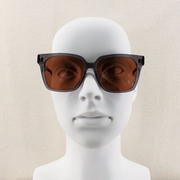 Gucci GG0965 Square Sunglasses Gray Brown OS - Picture 8 of 14